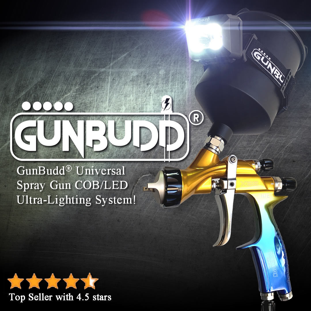 Gunbudd Spray Paint Gun Flashlight COB/LED Ultra Lighting System 